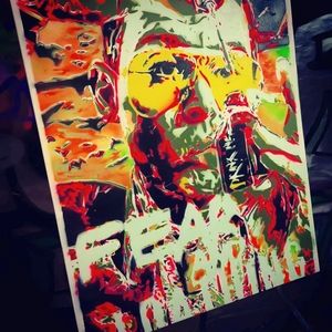 23.5"×31.5" Fear and loathing painting